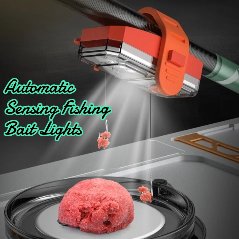 

Портативные автоматические светильники для ночной рыбалки с датчиком движения, легкие, перезаряжаемые, для привлечения рыбы