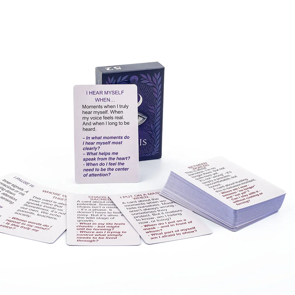 

SHE IS Mindfulness Self-Care Cards Inner Dialogue Self-Reflection Tool for Becoming & Belonging Interactive Board Playing Game