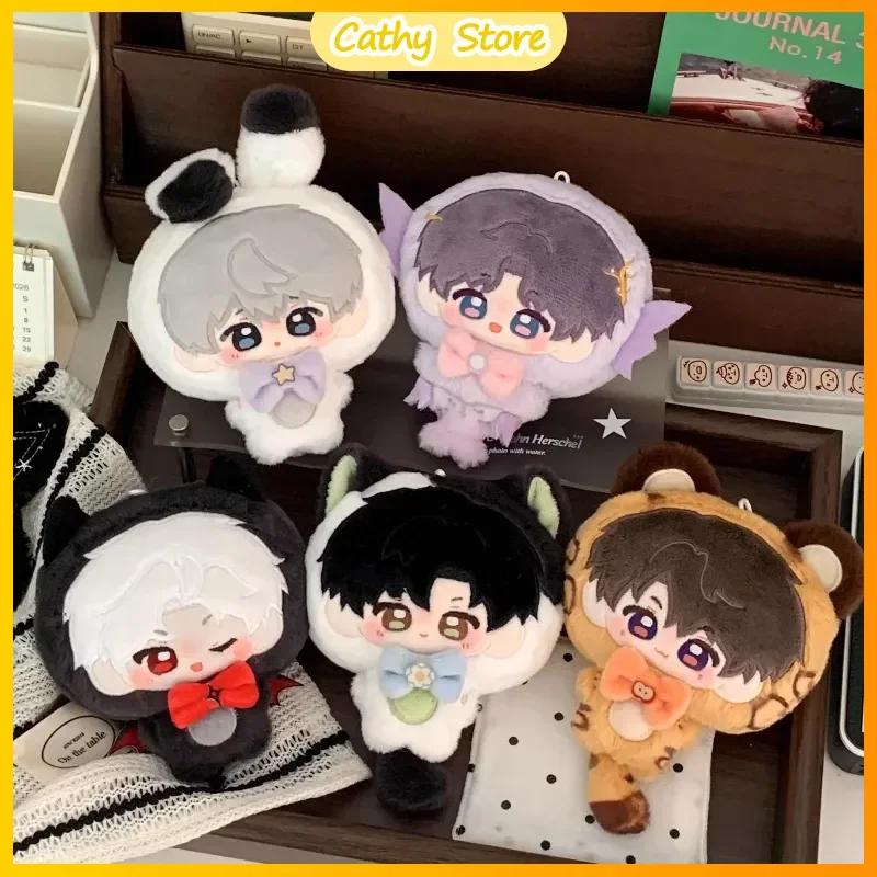 

10 см игра «Любовь и глубокий космос», периферийные плюшевые игрушки, печенье, тело животного, Rafayel Xavier Zayne Sylus Caleb, кукла, декор для фанатов, подарки