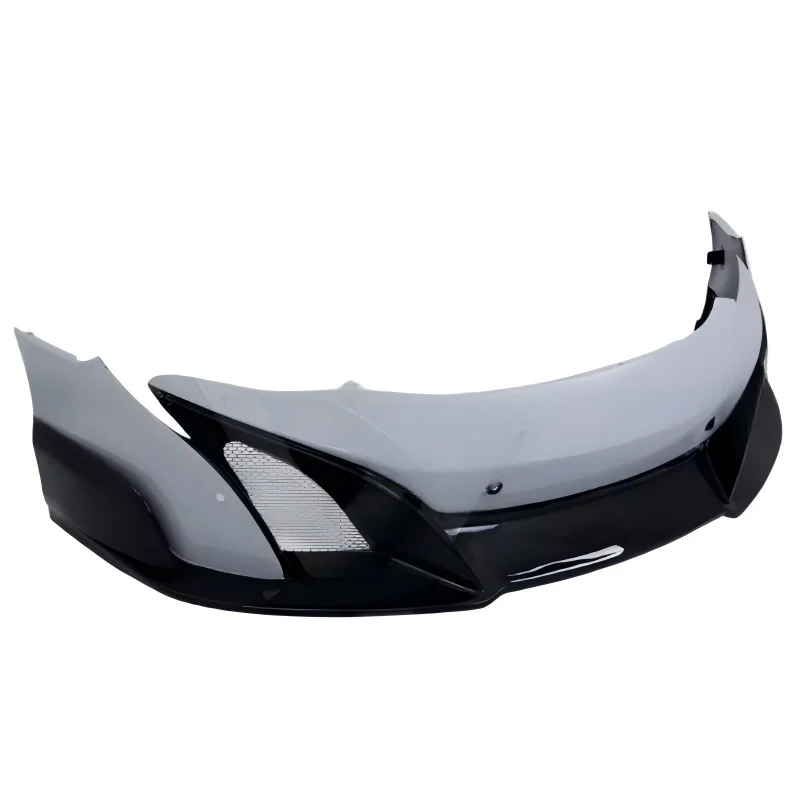 High Quality Used Semi‑Carbon Fiber Front Bumper Body Kit With Tow Hook Bolt‑On Fit for 650S 675LT