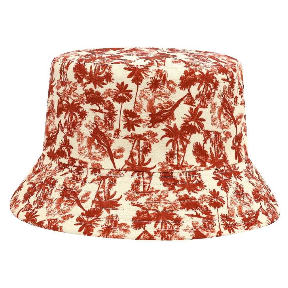 2024 New Luxury Design Bucket Hats for Women Men Summer Outdoor Sunscreen Panama Female Travel Fashion Fisherman Caps Anti-Sun