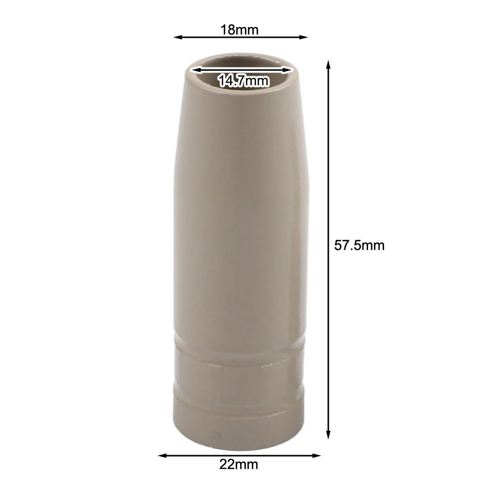 Protective Nozzle 25AK Gas Nozzle For Precise Fabrication Non-stick Coating High Temperature Resistant Tool-free Installation