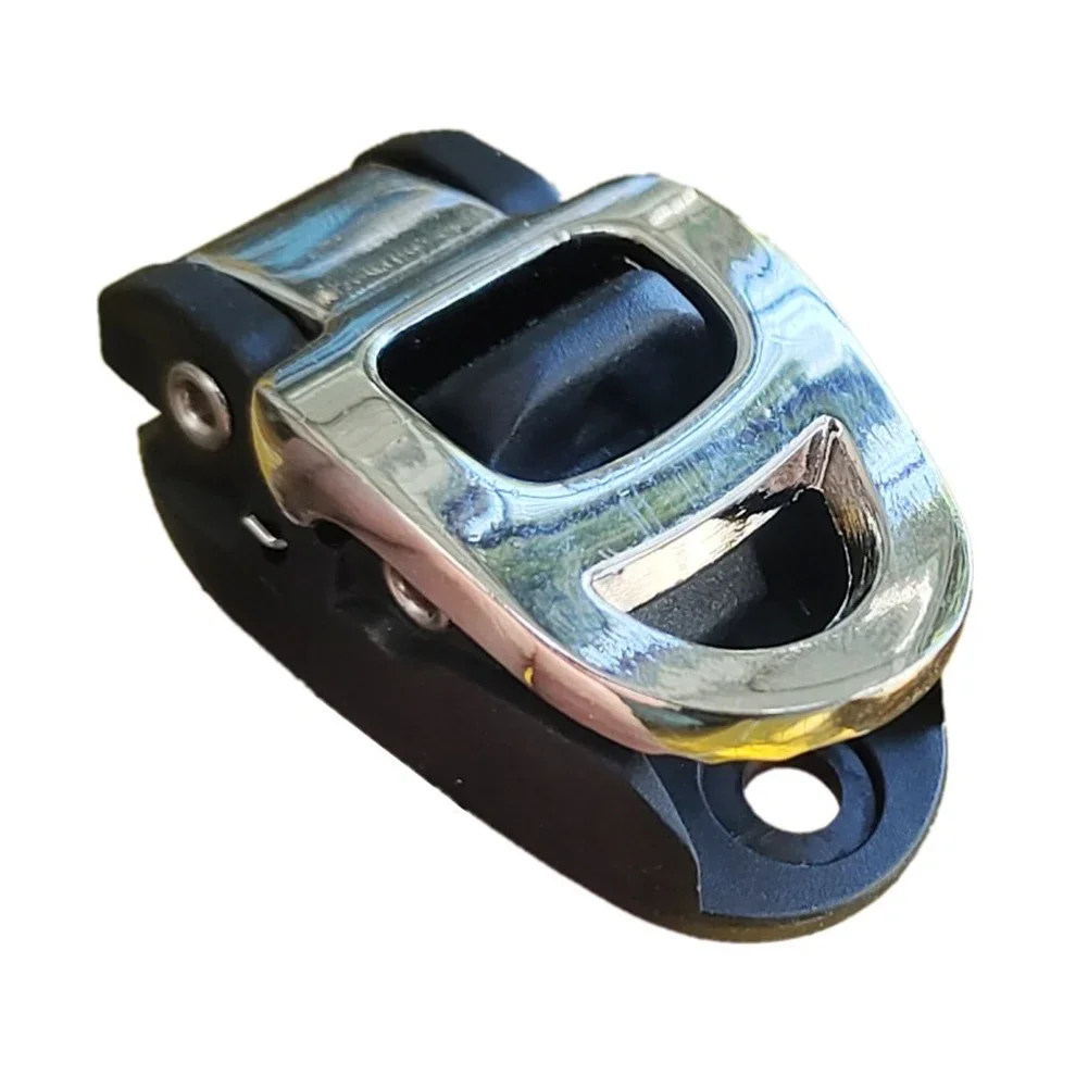 Reliable Inline Skate Buckles Speed Skates Buckle 2pcs PVC Material Rust Resistant Metal Buckle Adjustable Length