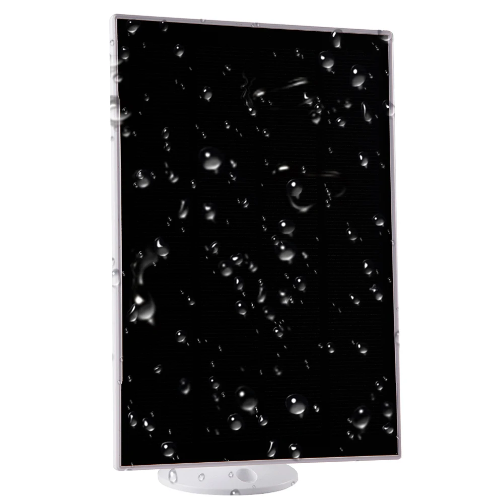 3W 6V Solar Panel Kit 360° Adjustable Wall Mount Solar Charger 9.8Ft Charging Cable Camera Solar Panel for Ring Eufy Blink Arlo