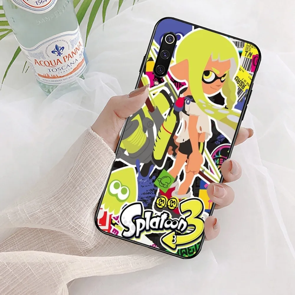 S-Splatoon Game Phone Case For Xiaomi Mi 5X 8 9 10 11 12 lite pro 10T PocoX3pro PocoM3 Note 10 pro lite