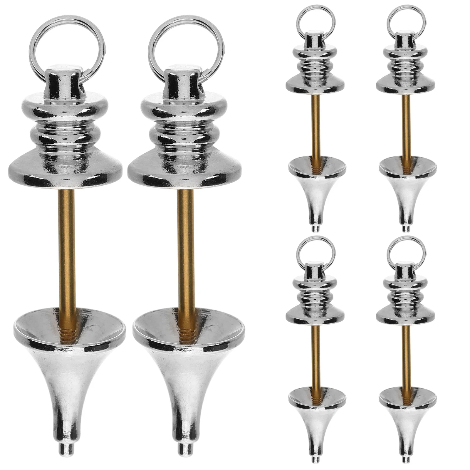 

6Pcs Copper Dowsing Pendulum Set Elegant Pendant for Healing Chakra Balance Meditation Divination Spiritual Items