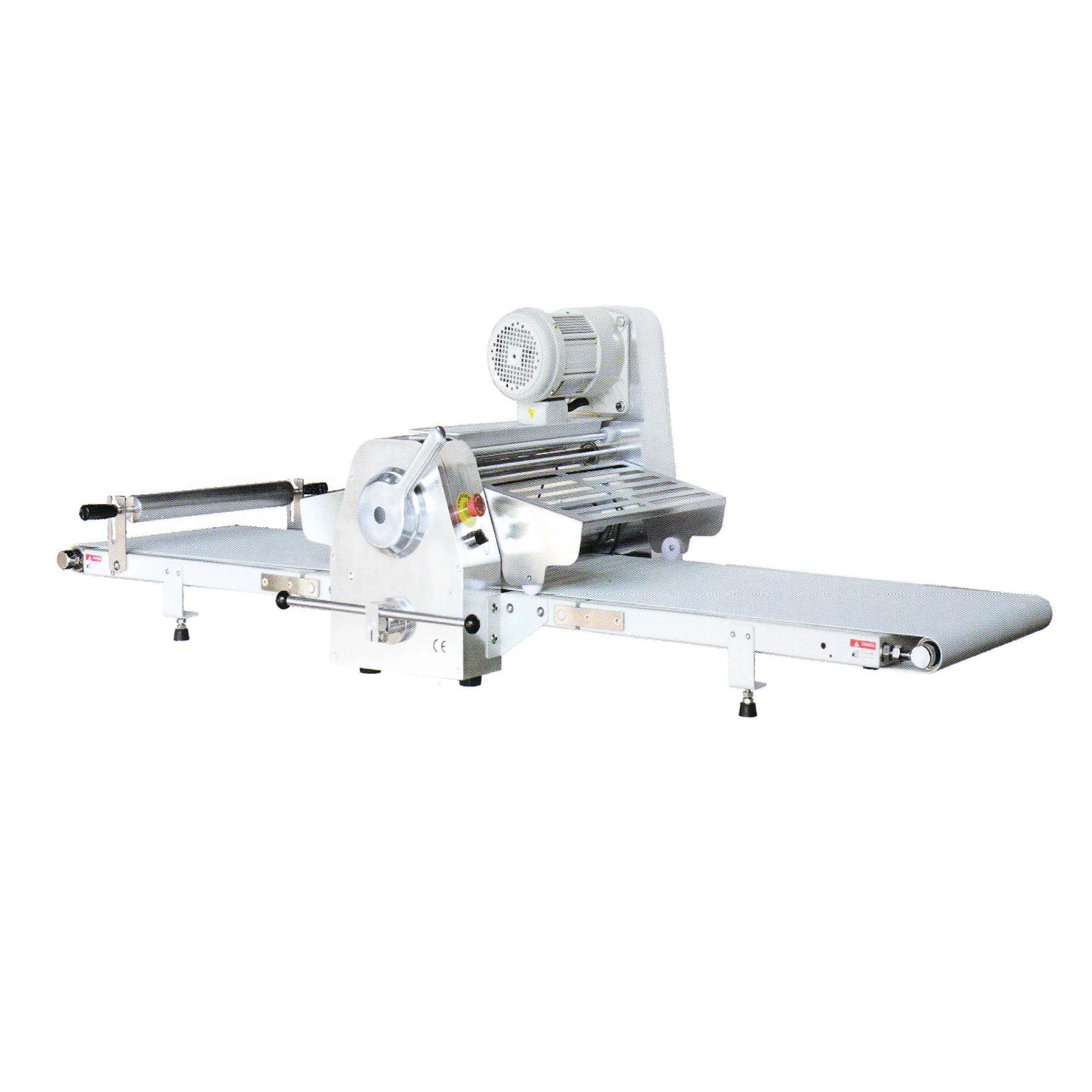 Máquina Laminadora de Masa para Pizza, Croissant y Repostería, Eléctrica, Reversible, con Cinta Transportadora, Equipo de Panadería OEM