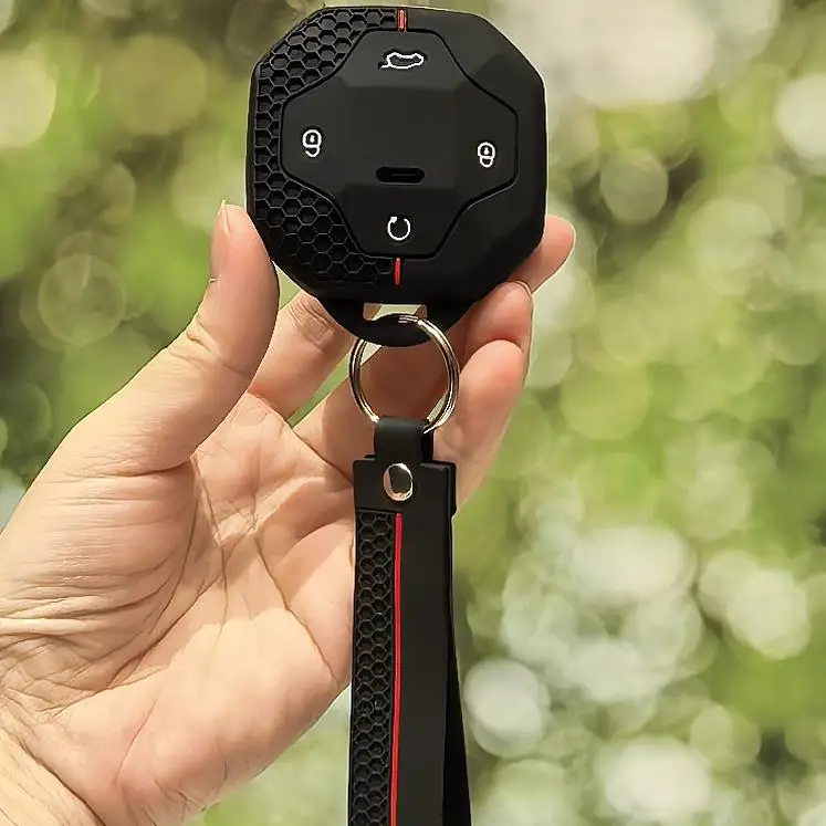 For Chery Jetour Traveller Jetour T2 Turn Keychain Silicone Car Keys Accessories Key Holder Case Interior Automobiles Parts