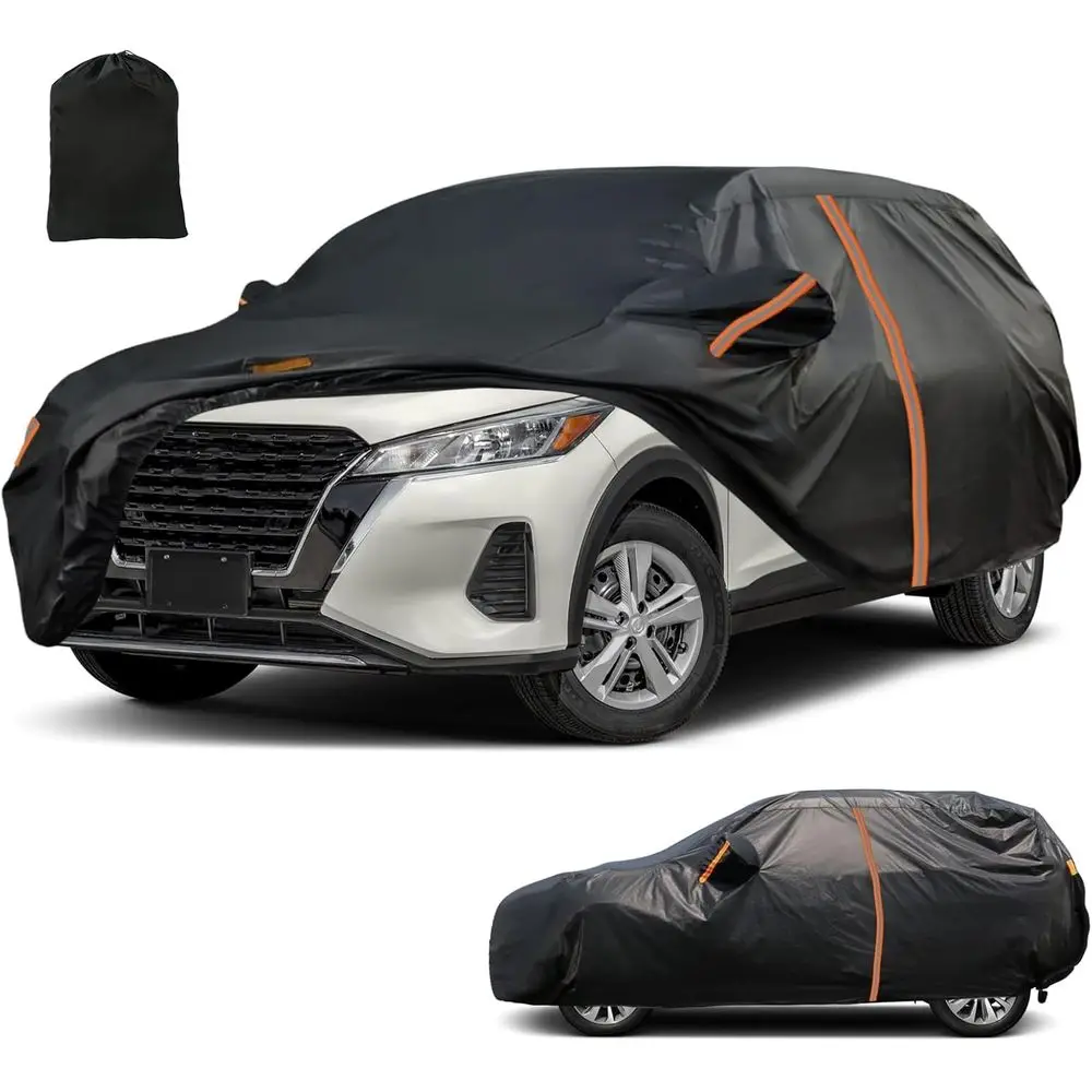 

Custom-Fit All-Weather SUV Car Cover for 2016-2025 Nissan Kicks, Zippered Door, Windproof, Reflective Strip, UV Protection