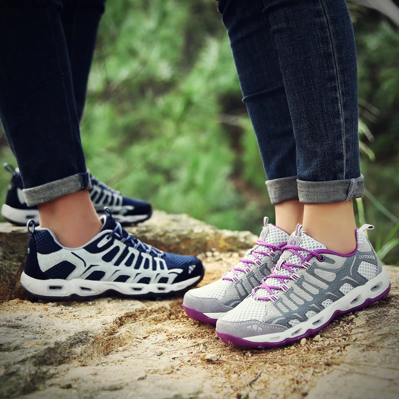 High-Top Men Hiking Boot Winter Outdoor Shoes Lace-Up Non-slip Sports Casual Trekking Boots Man Suede Warm Shoes