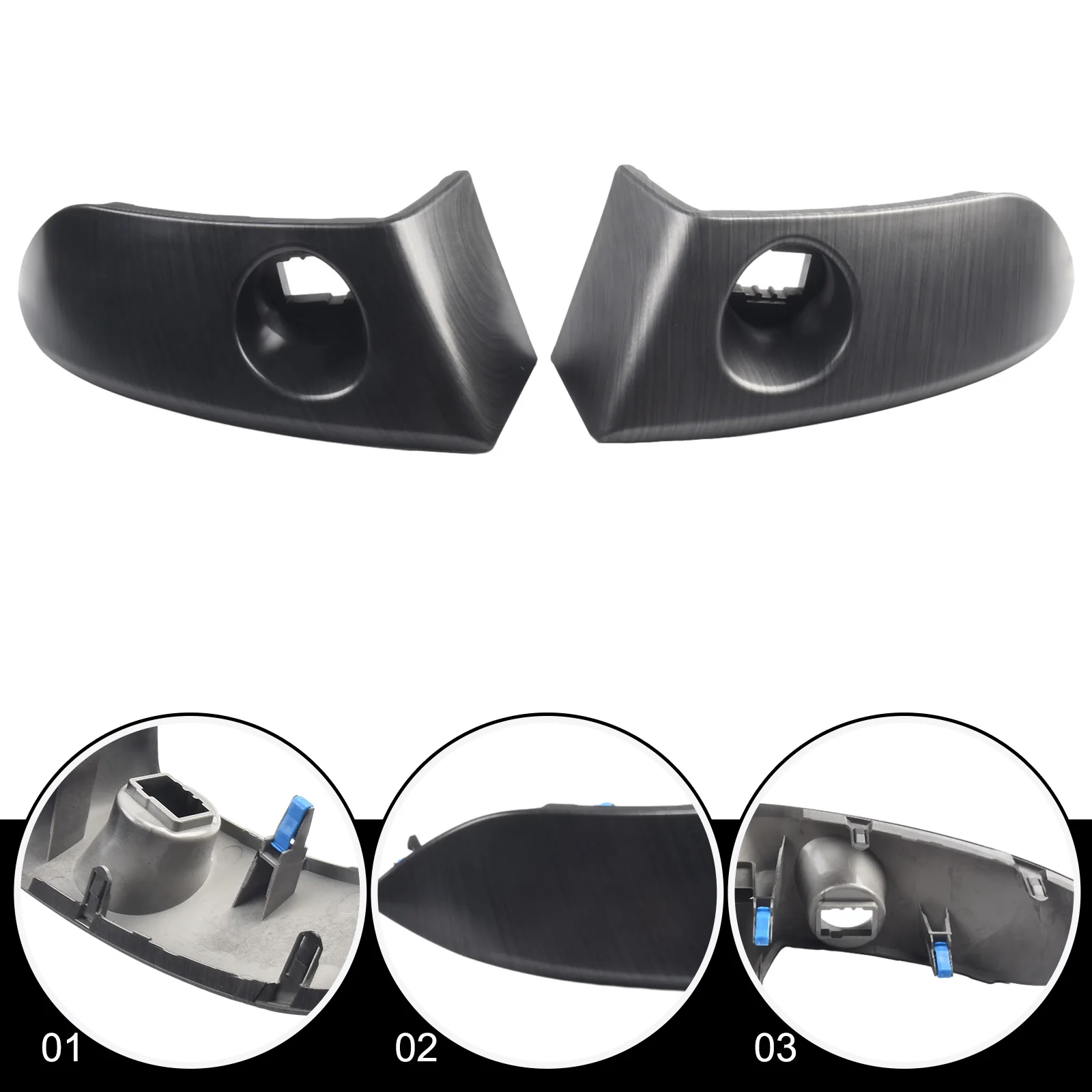 

2 Piece Instrument Cluster Finish Panel Trim Compatible with For Toyota For Rav4 2006 to 2012 Model Years OEM Fitment Confirmed