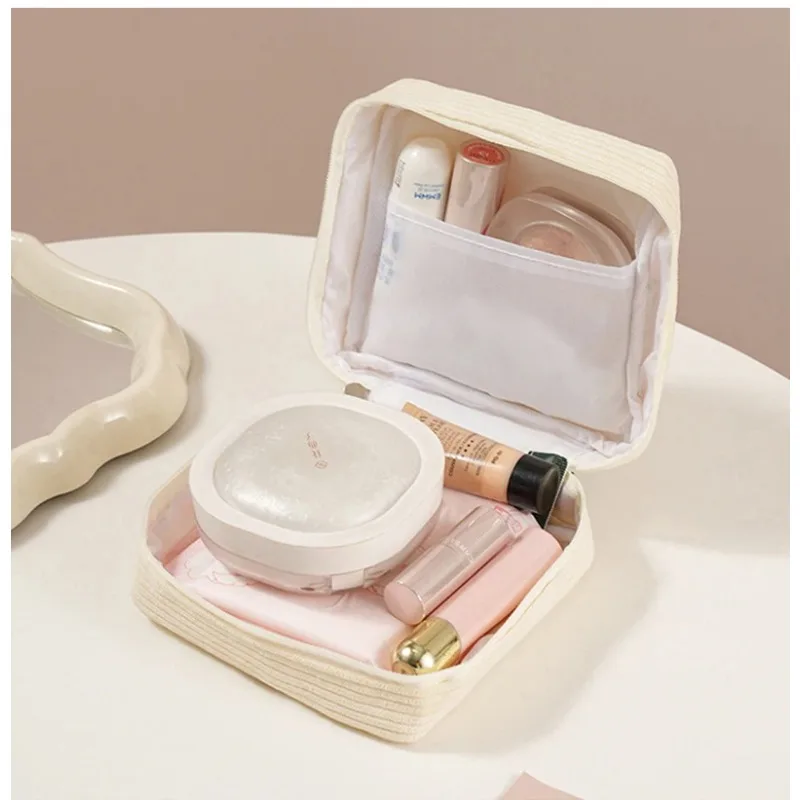 Toiletry Bag Sanitary Pad Pouch Pad Pouch Cute Cosmetic Storage Pouch Women Small Makeup Bag Cable Case image 4