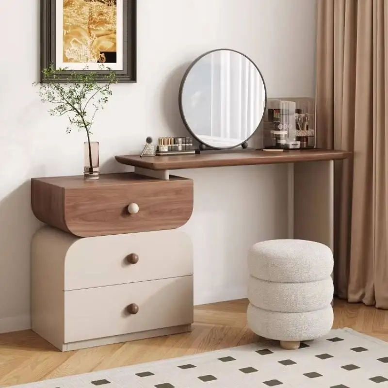 Extension Essentials Dressing Table Drawers Home Modern Corner Vanity Desk Nightstands Compact Penteadeira Camarim Furnitures