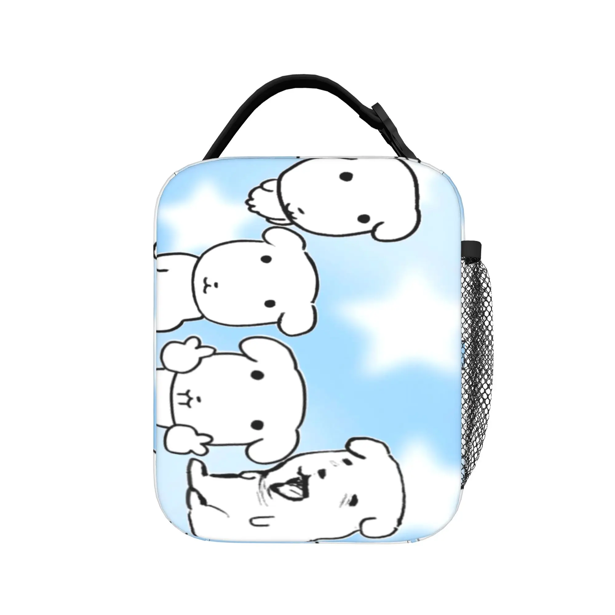 Cute GANADI Lunch Bag  Picnic Lunch Box For Women Vintage Graphic Thermal Tote Handbags Oxford Portable Cooler Bag