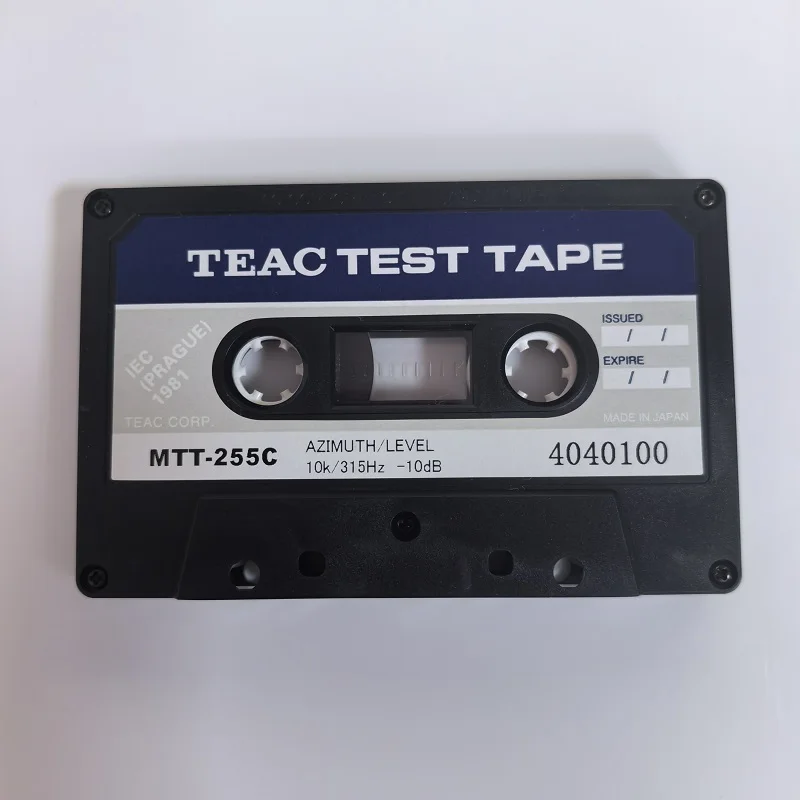 

TEAC Test Tape MTT-255C Point Frequency Test Tape Azimuth adjustment, 2 point frequency response