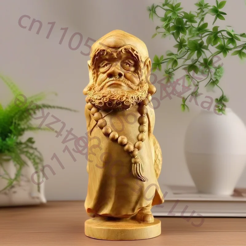 

Wood Carving Bodhidharma Patriarch Sculptures And Figurines Shak Buddha Characters Little Buddha Home Room Office The Buddha