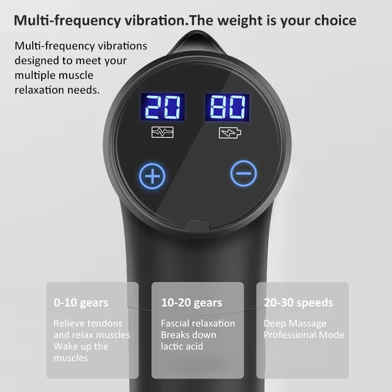 Portable Cordless Electric Facial & Body Massage Gun Mini Handheld 2024 Device Deep Tissue Targeted Therapy
