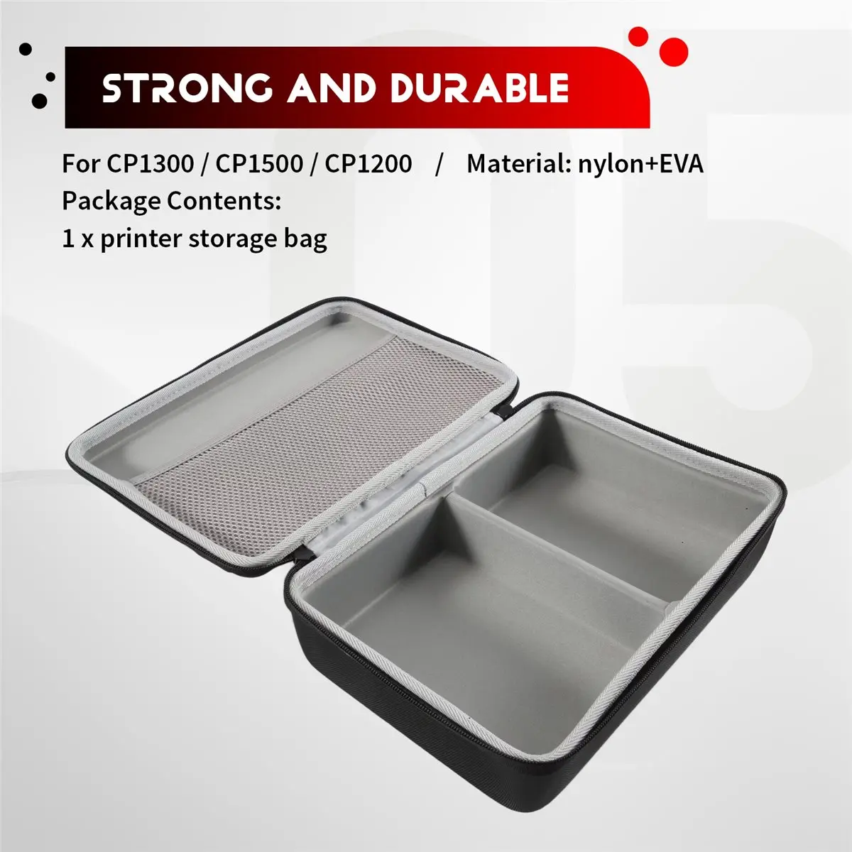 

Прочный чехол BOFF для беспроводного компактного фотопринтера Canon SELPHY CP1300 / CP1500 / CP1200, водонепроницаемая сумка для переноски и хранения