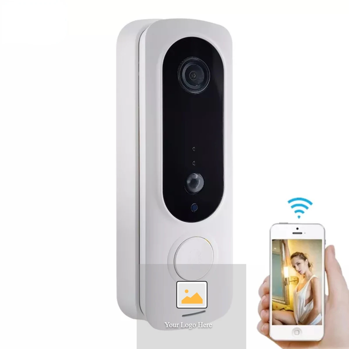 1080p Night Vision Rechargeable V7 V5 Wireless 720p 1080P Waterproof Wifi Video Intercom Smart Ring Doorbell with Camera