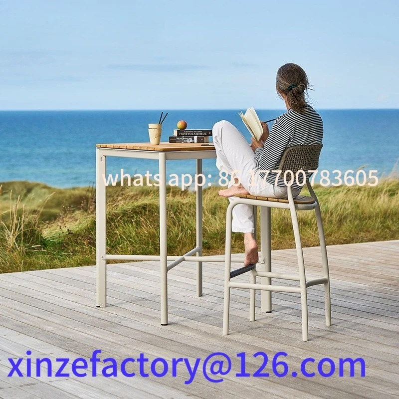 

Customizable Outdoor Bar Patio Teak Rattan Furniture