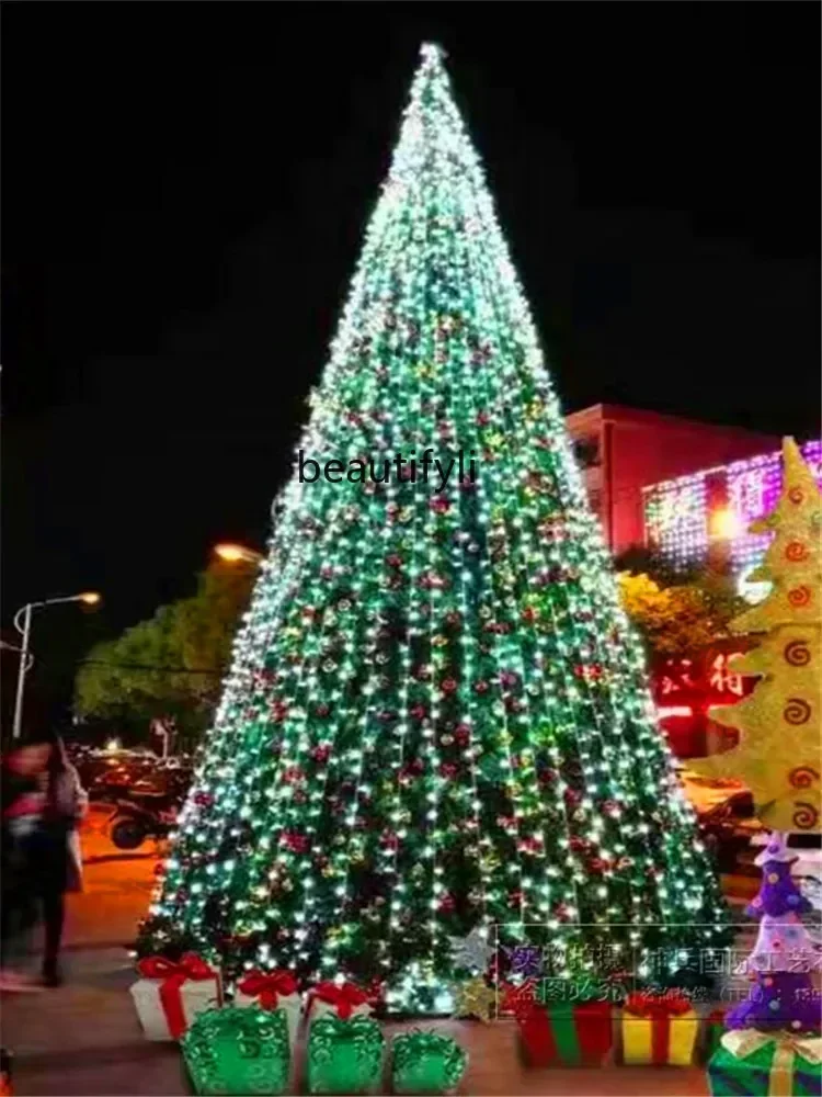 

Luminous Christmas tree 3-4-5 meters 6 meters 7 meters large frame Christmas tree package