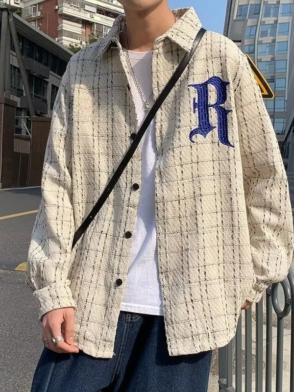 

Loose Casual Haome Men's irt Jaet Korean Sle Autumn New Faion Couple Outerwear Open Cardigan Coat Youth ular