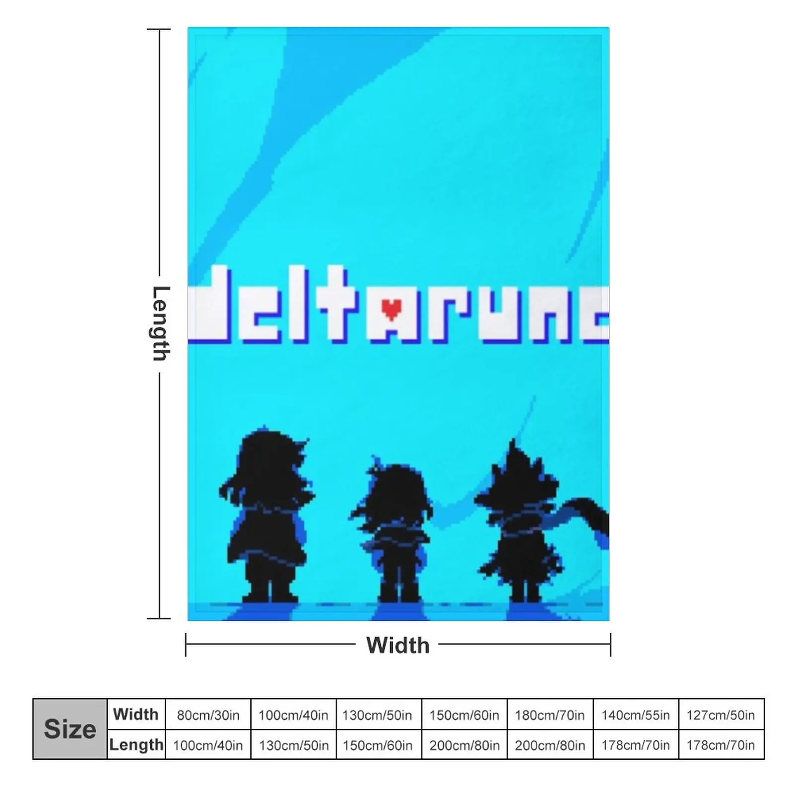 deltarune Throw Blanket for sofa Soft Blankets