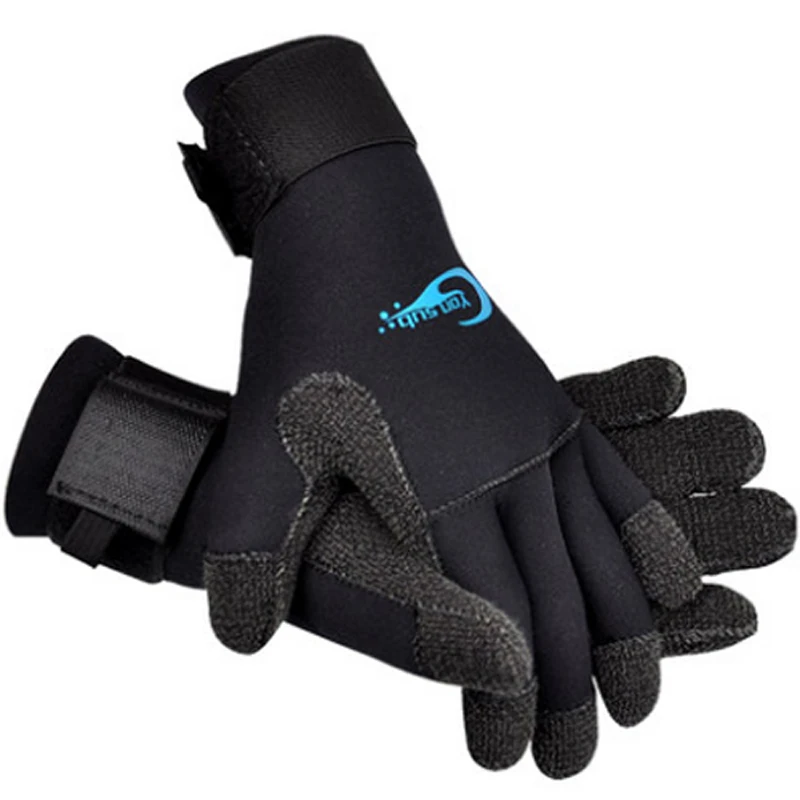 New Kevlar 3MM/5MM Diving gloves snorkeling gloves anti-cut wear-resistant winter swimming gloves