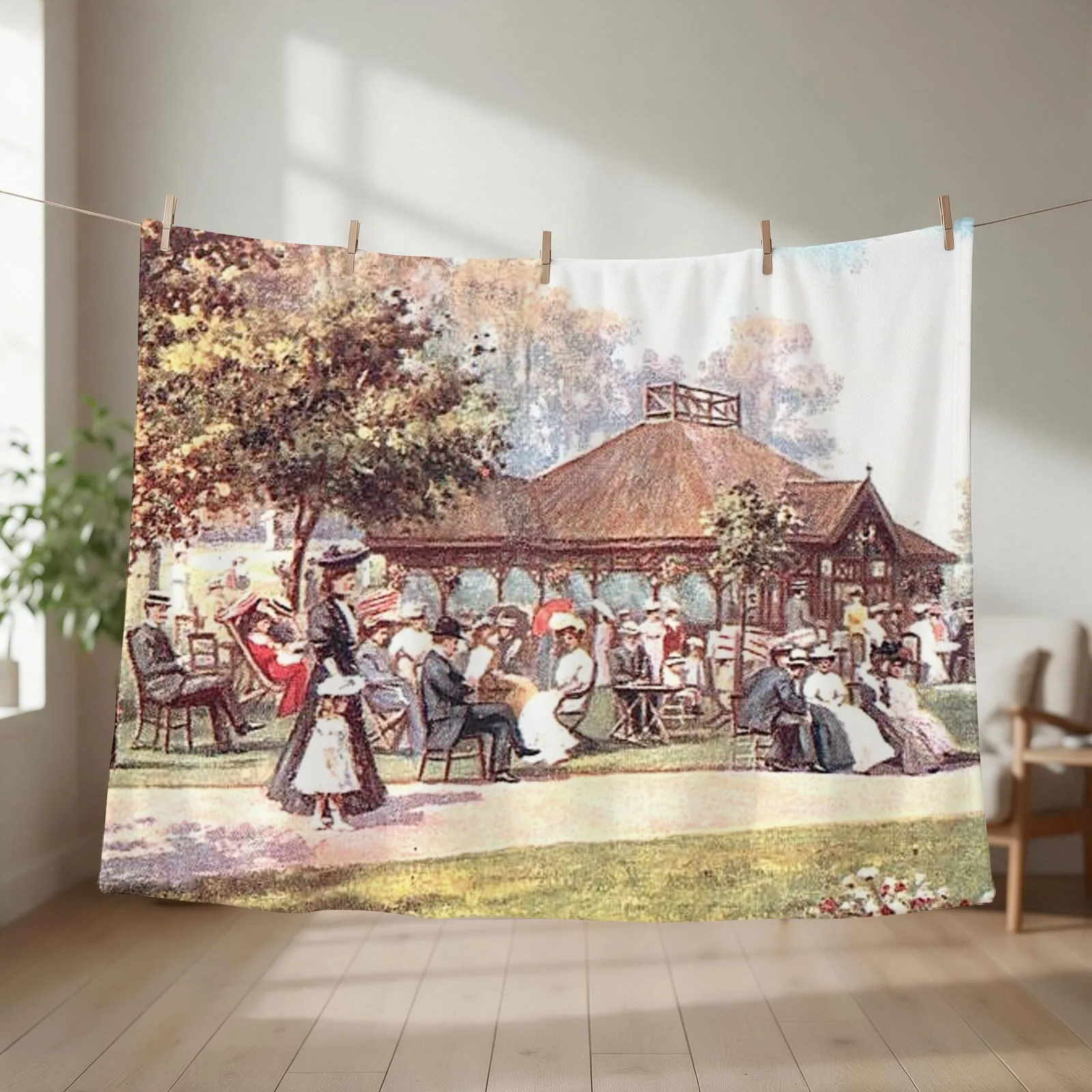 Germany is colorful and has many sights to offer, colorful gifts from Germany Throw Blanket