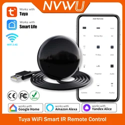 Tuya Smart IR Remote Control WiFi APP Remote Control S18 NVWU Work with Google Assistant Yandex SmartLife Alexa