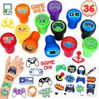 10/20/30pcs Game Seal Stamps Party Favor Gifts Children's Birthday Souvenirs Decoration Wedding Supplies Classroom Rewards