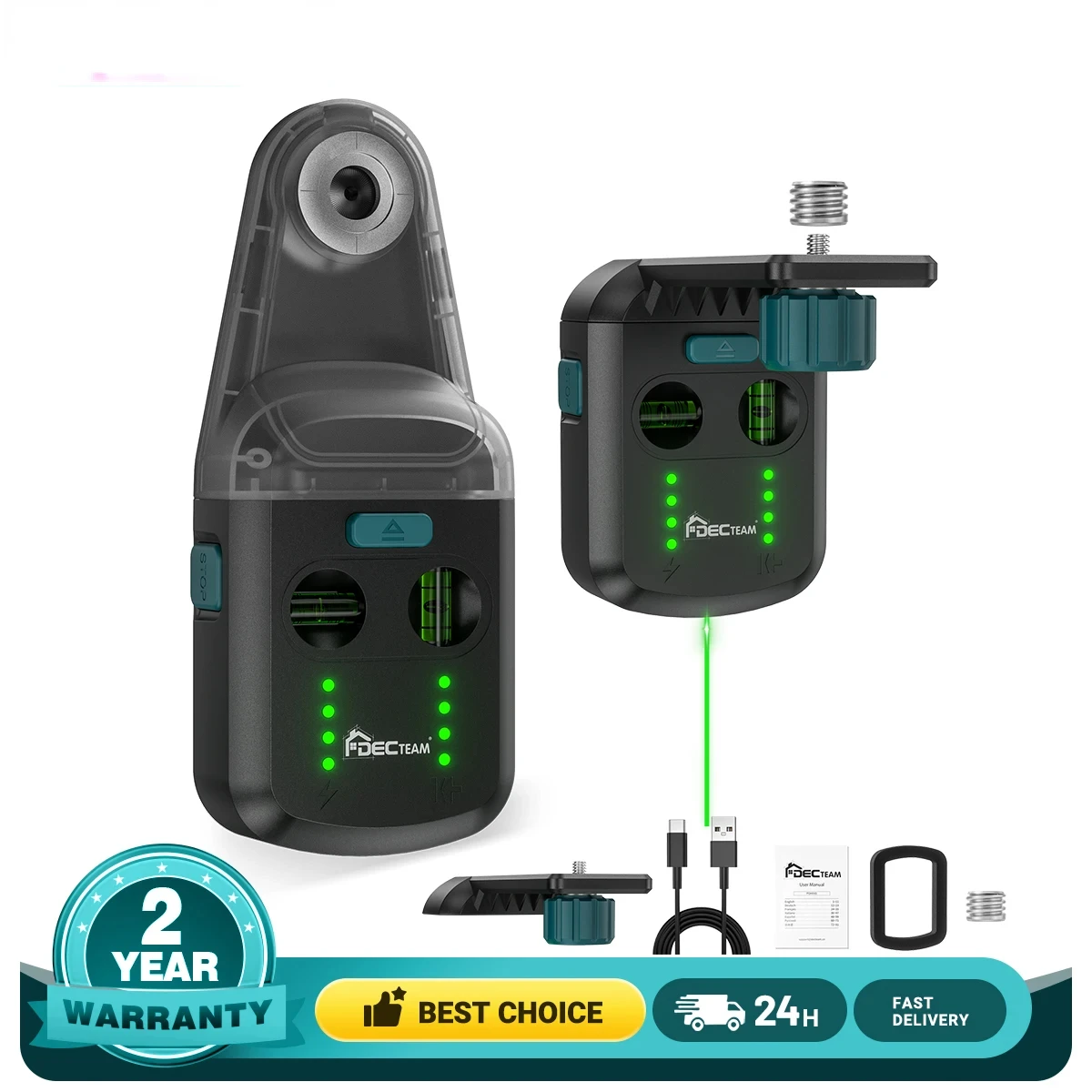 

Green Laser Level Decteam Electric Drilling Dust Collector 3 In 1 Wall Suction Vacuum Box Cleaning Tool Laser Bracket PQH05G