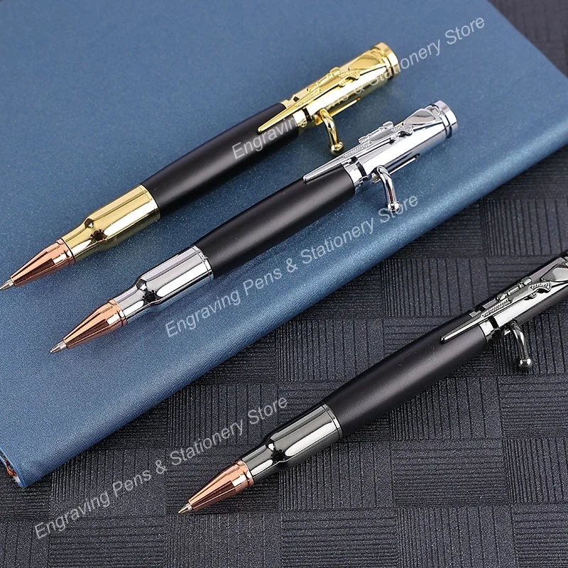 Luxury School Stationery Signature Metal Ballpoint Pen School Office Supplies Roller Ball Pen Custom LOGO Engraved Name Gift