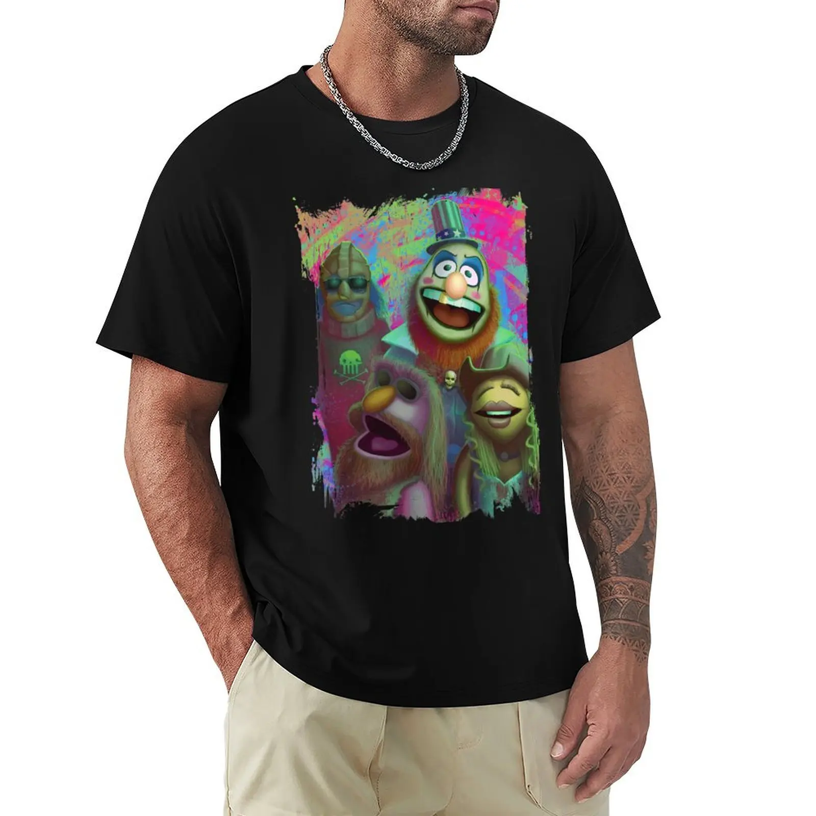 Muppet Maniac - Electric Mayhem as the Firefly Family T-Shirt Graphic Print Short Sleeve T-Shirt