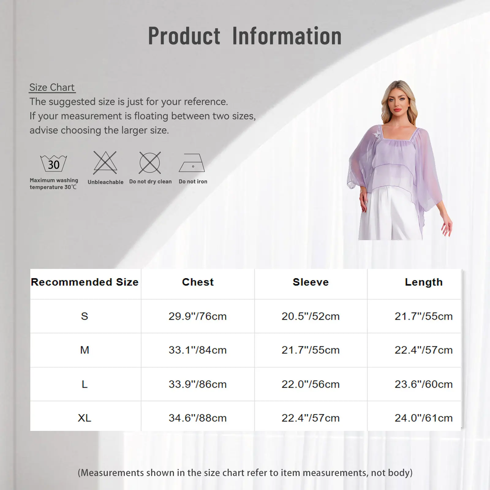 

Women Shimmering Sheer Blouse Tops Slit Flared Sleeve Tiered Flowy Cover Up with Butterfly Brooches Classical Dance Costume