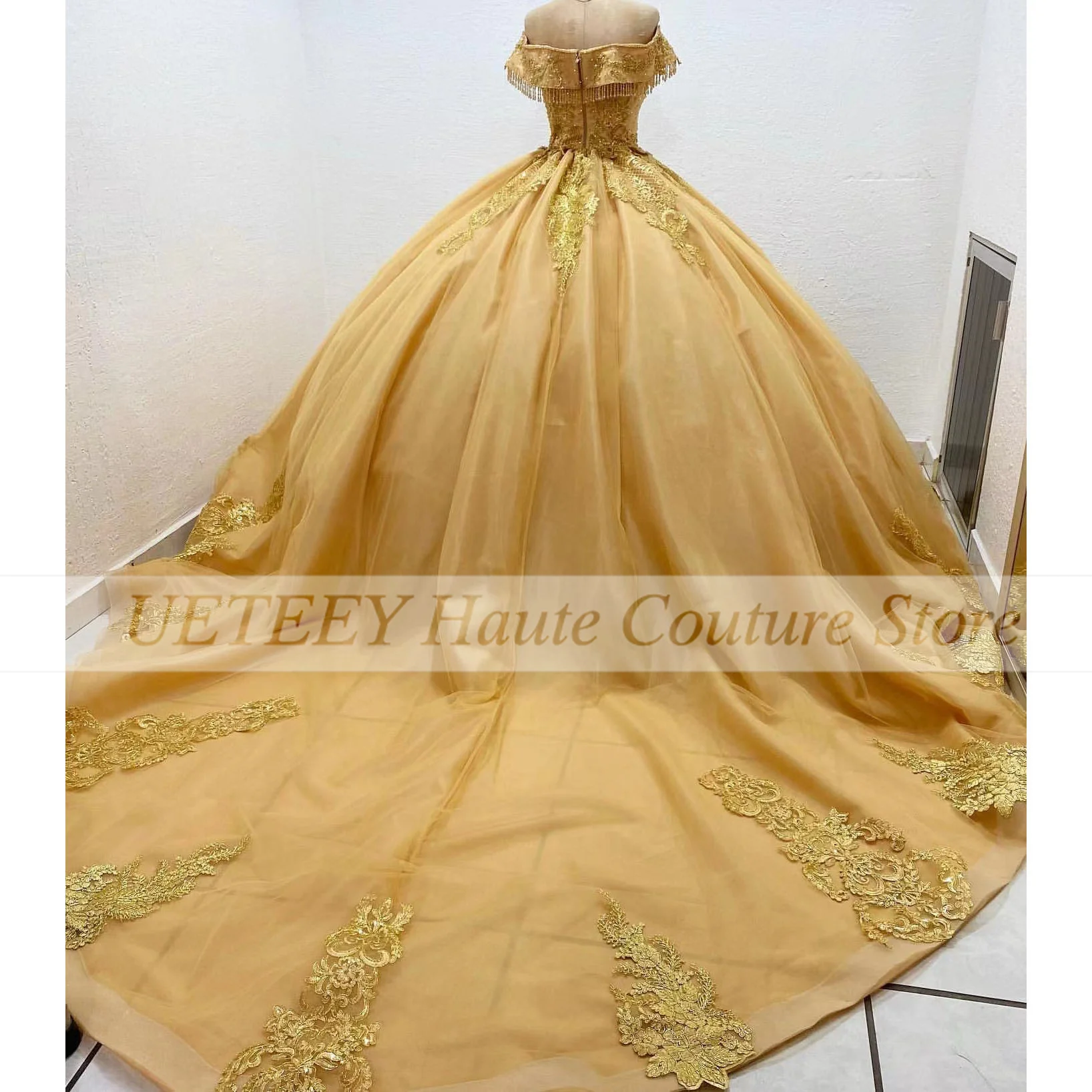 Vestidos De Quinceañera De lujo para niña De 15 Años, Vestidos De princesa sin tirantes con apliques para cumpleaños