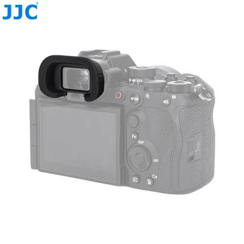 Visor ocular suave de silicona JJC para Sony A1 II A9 III A7R V A7 IV A1 A7S III, reemplazo de visera Sony FDA-EP21