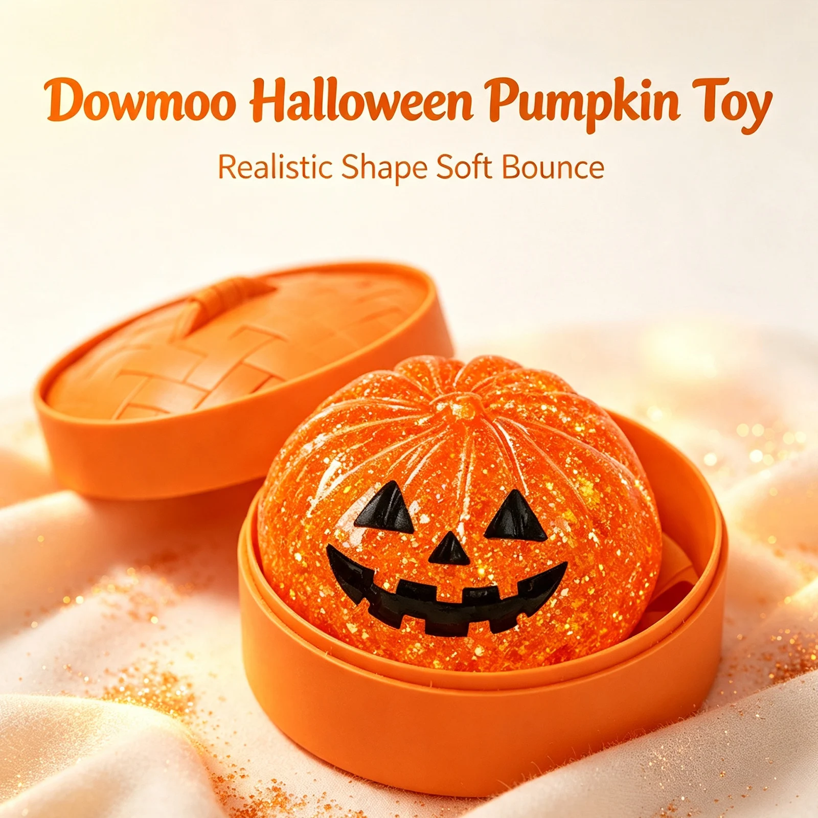 Halloween Stress Relief Toy Relieve Daily Fatigue Stress Improve Learning & Work Focus Soft Elastic Portable Anxiety Relief Toy