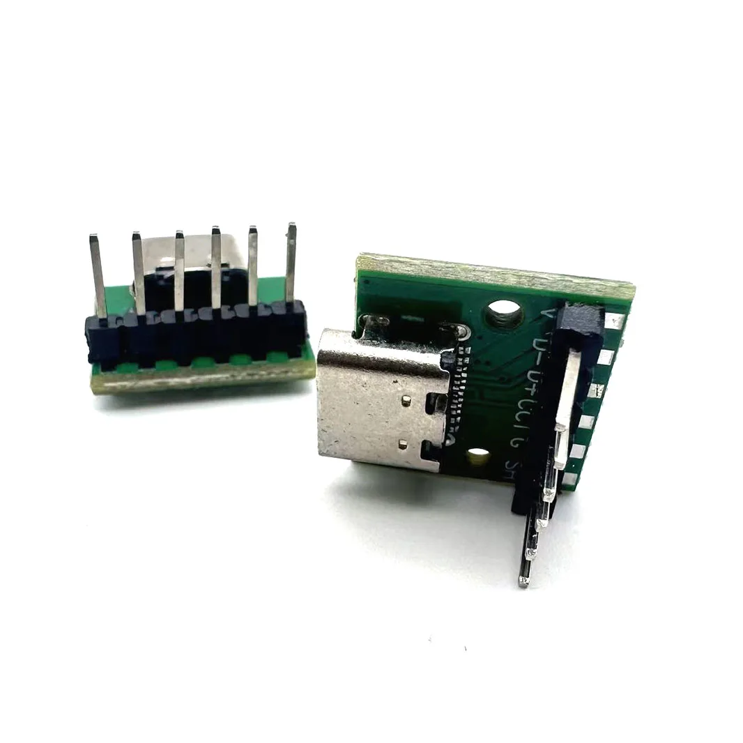 Type-C USB 3.1 Female base 16p test board to 6p DIP Plug Type-C Female Test Board PCB Connector With Pin
