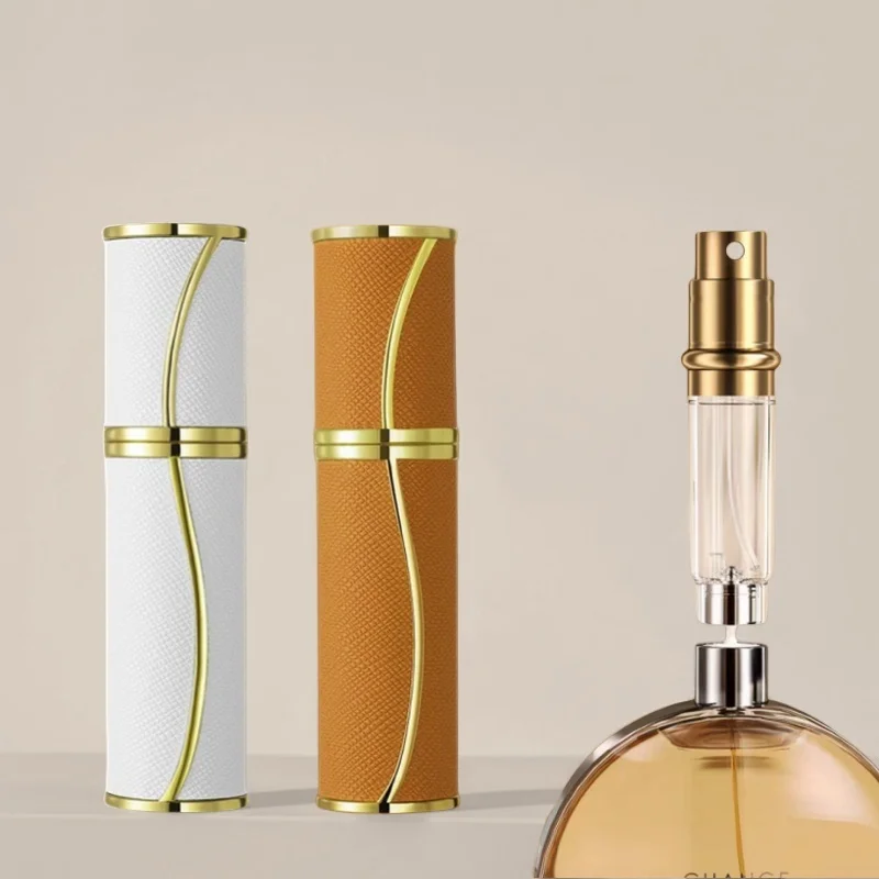 

5 мл кожаный распылитель для духов, портативные контейнеры для жидкой косметики, дорожные мини-флаконы для духов, многоразовые пустой распылитель