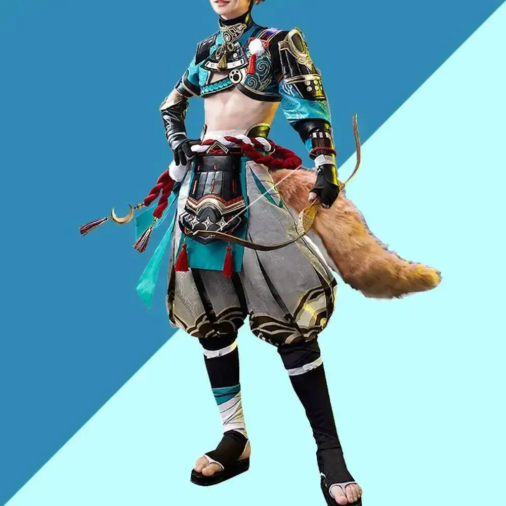 

Game Genshin Impact Cosplay PRE-SALE Gorou Cosplay Costume Men Halloween Party Outfit For Men Suit Uniform