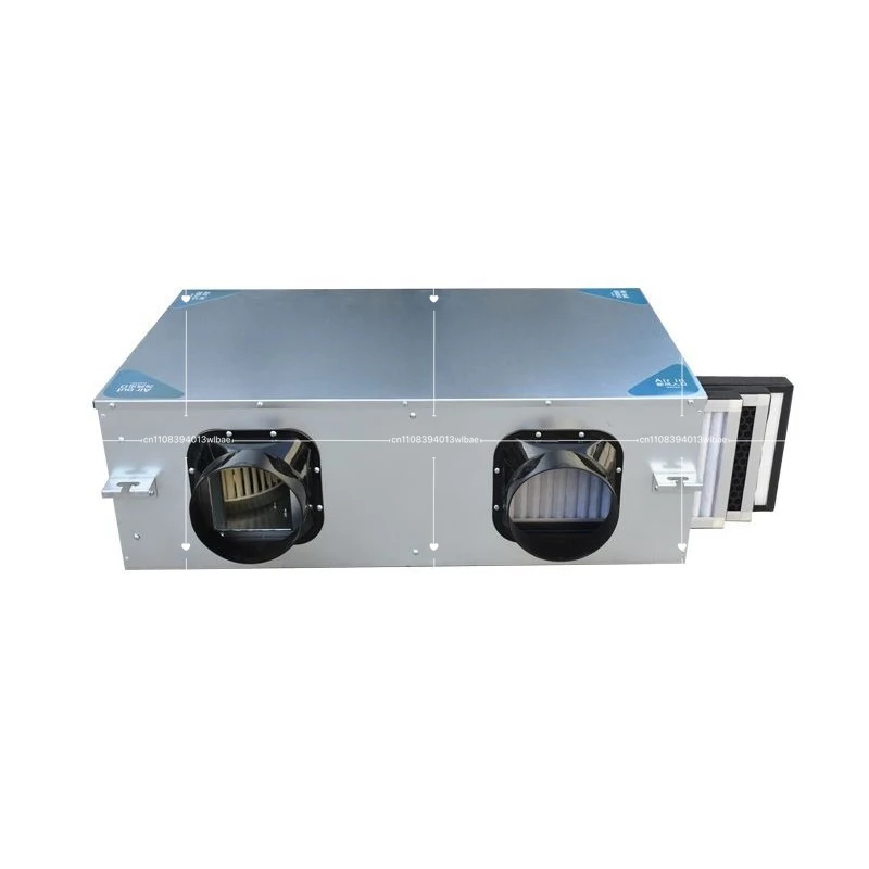 Fresh Air Ventilator Household Two-way Flow Ultra-quiet Indoor Fresh Air System Ceiling Type Full Heat Exchanger