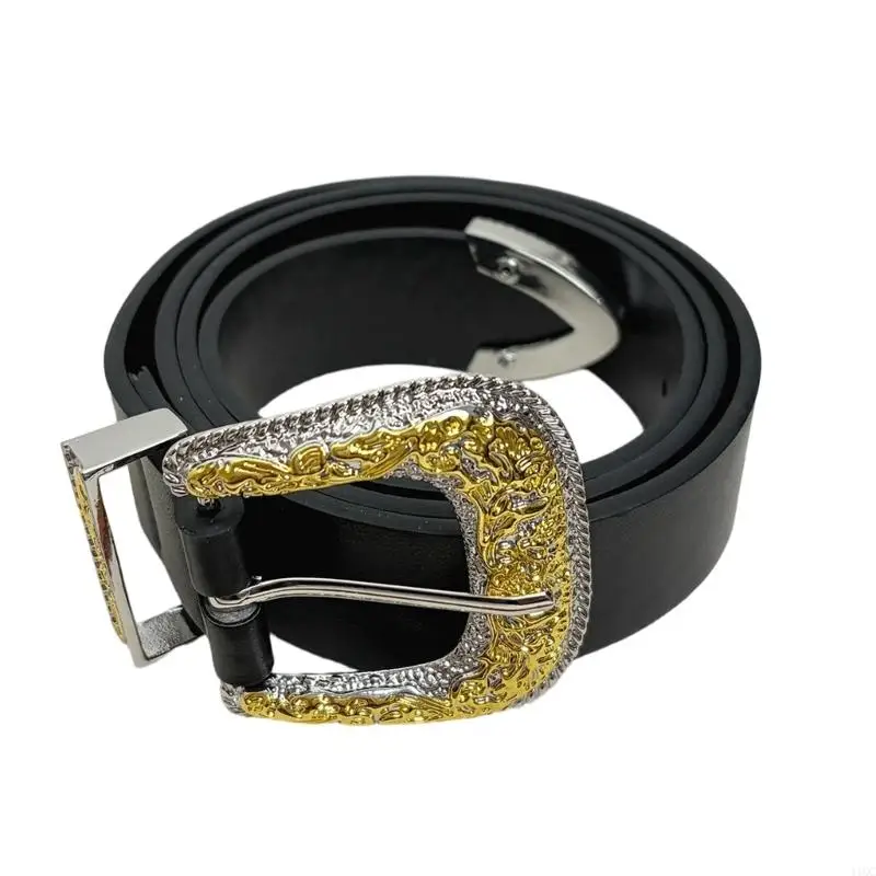 Retro Charm Belt Waist Girdle With Faux Leather And Trendy Keyhole Clasp 3 Different Type Waist Deccoration 