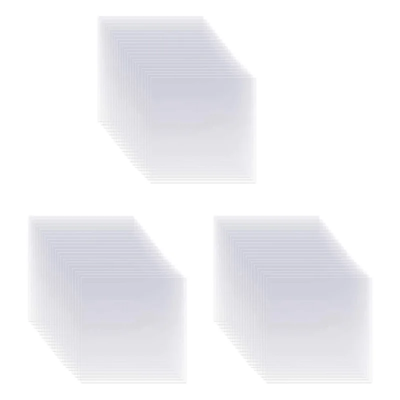 Y50A-60Pcs صفائح استنسل مايلر شفافة 12 بوصة صفائح مواد استنسل فارغة، لقطع الصور الظلية المتوافقة