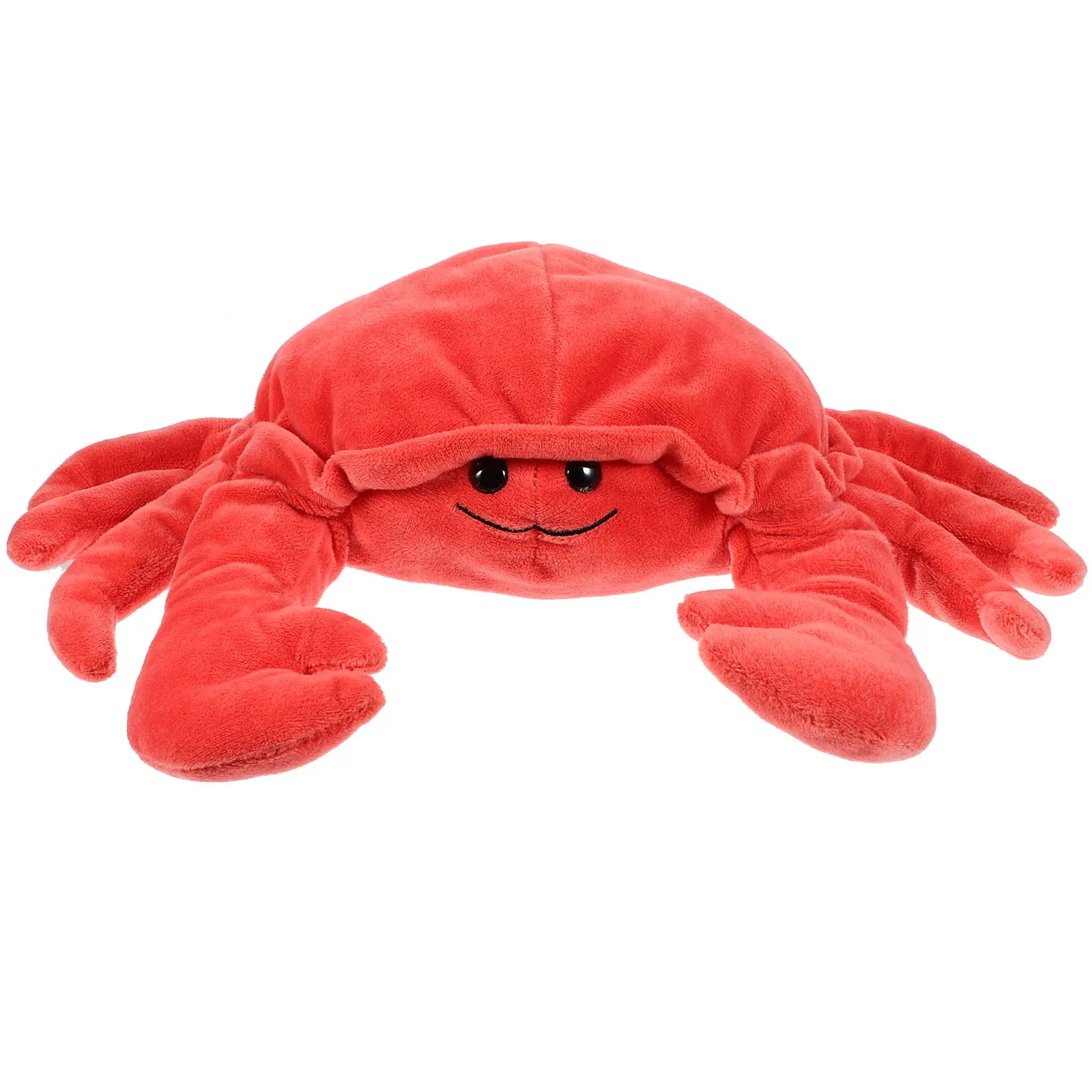 

Interactive Crab Hand Puppet Cartoon Animal Design Soft Supple Cotton Material for Storytelling Presentations Parent Child