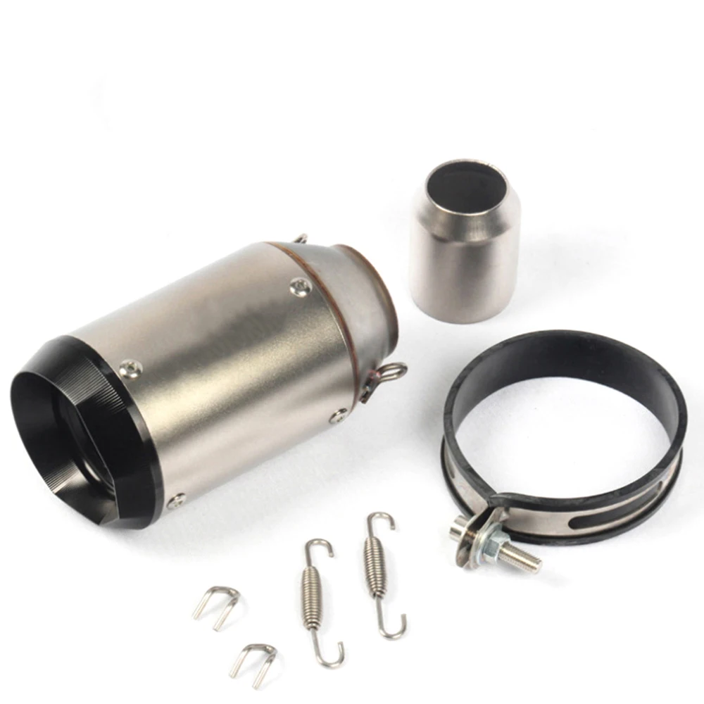 Universal Motorcycle Exhaust CNC Carbon Fiber Escape Muffler For Kawasaki Z900 FZ6 RC390 S1000XR image 3