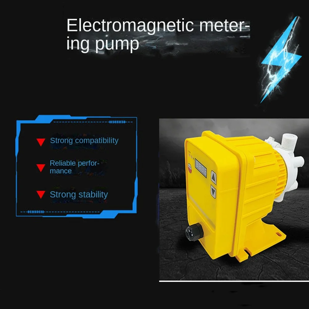 Imagem -03 - Nova Bomba de Dosagem Química de Cloro Ácido Bomba de Medição Eletrônica para Piscina Equipamento de Dosagem Eletromagnética Automática