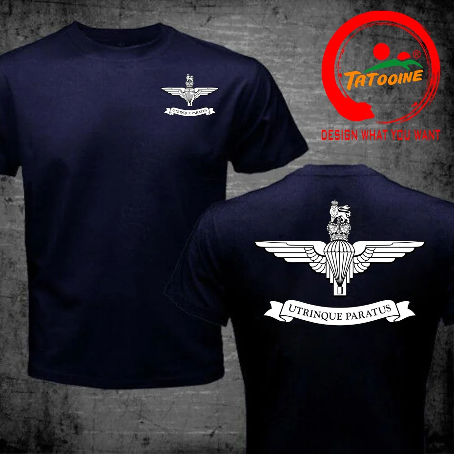 British Army Para T-Shirt UK Military Army Logo Of the Parachute Regiment Paratrooper Airborne T Shirt Men Plus Size S-6XL Shirt