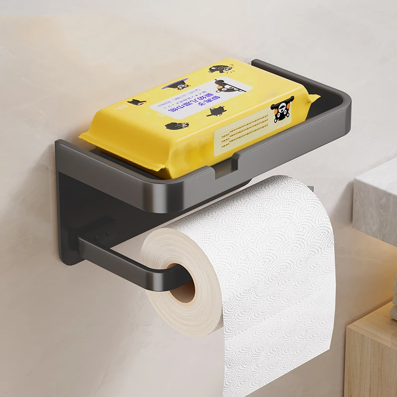 suporte-de-parede-para-banheiro-suporte-para-papel-higienico-organizador-de-garrafas-de-temperos-suporte-para-toalha-suporte-para-telefone-todo-em-metal-preto