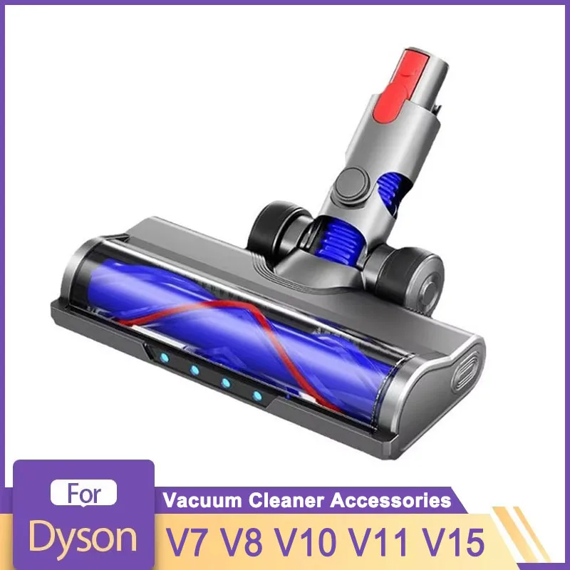 Brush Head For Dyson V7 V8 V10 V11 V15 Vacuum Cleaner For Short Pile Carpets and Hard Floors Direct Drive Head